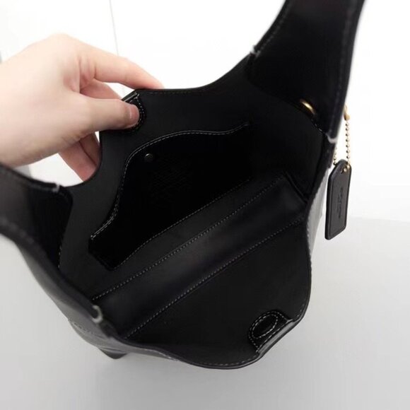 Coach Brooklyn Shoulder Bag 28 – black NWT with Dust Bag - Picture 8 of 8